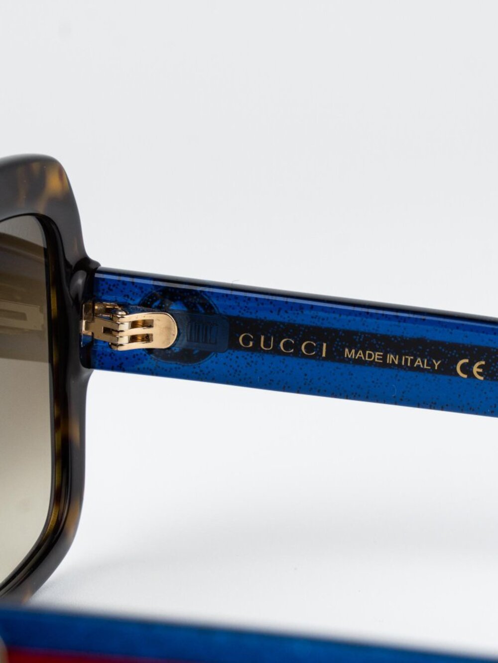 Gucci Women Sunglasses Havana Brown Gradient Square GG0036S 004 NEW AUTHENTIC - Picture 7 of 10